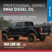 Red Line 12714 Professional Series 5W40 Diesel Motor Oil - 1 Quart (6 Pack)