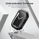 thumbnail image 4 of TAURI Paquete de 2 estuches rígidos diseñados para Apple Watch Series 9 (2023) Series 8/7 41 mm, [HD Clear] Protector de pantalla de vidrio templado 9H incorporado, [Protección completa] Cubierta delg, 4 of 4