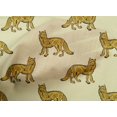 thumbnail image 4 of oneOone Cotton Poplin Fabric Fox Block Printed Fabric 1 Yard 42 Inch Wide, 4 of 4