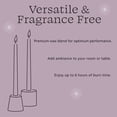 thumbnail image 6 of Mainstays Paraffin Wax 10" Twist Taper Candle, Unscented, Purple, 6 of 6