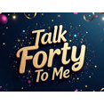 thumbnail image 4 of LUUFILx Talk Forty To Me Birthday Backdrop Celebration Banner Candy Decorations Photography Props Party Supplies Colorful Background, 4 of 8