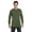 Army Green, variant on Adult Heavyweight RS Long-Sleeve T-Shirt - C6014