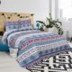thumbnail image 2 of 3pcs Bohemian Quilt Bedspread Sets Coverlet Bedding Sets Lightweight and Soft for All-Season 90"x98" with 2 Piece Pillow Shams Queen Unique Bargains Juego de Falda de Cama, 2 of 6