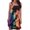 Multicolor, variant on Fesfesfes Women Tube Strapless Dress Strapless Printing Sleeveless A-Line Skirt Dress Dress Women Dress