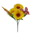 thumbnail image 4 of Mainstays 13 inches Indoor Artificial Gerbera Daisy Butterfly Pick, Yellow Color., 4 of 8