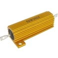 thumbnail image 1 of Unique Bargains 50W Watt 50 Ohm 5% Aluminum Case Wirewound Resistor Gold Tone, 1 of 1