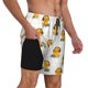 thumbnail image 2 of Fotbe Cute Duck With Headphone Traje de Baño para Hombre – Shorts de Natación de Secado Rápido con Forro y Bolsillos-Medium, 2 of 6