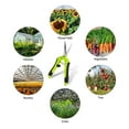 thumbnail image 4 of 1Pcs Stainless Steel Straight/Curved Blades Slide Locking Spring Loaded Micro-Tip Pruning Snip, Green, 4 of 7