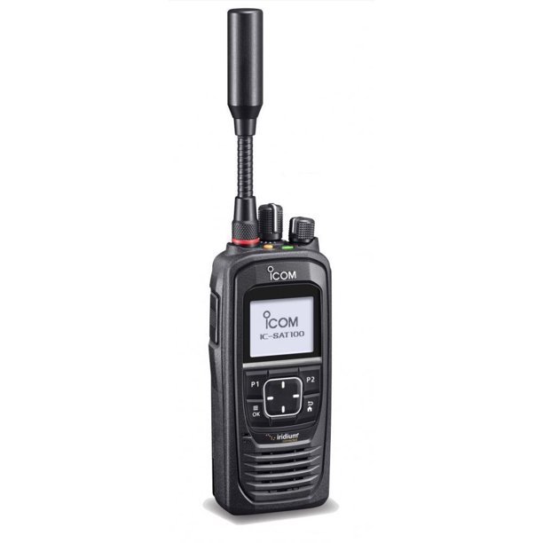 Icom Ic Sat100 Ptt Iridium Satellite Radio Walmart Com Walmart Com