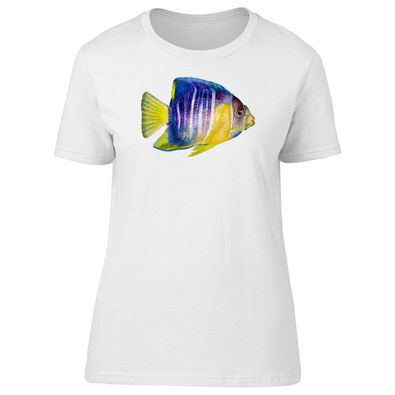Realistic Yellow Tropical Fish Tee Men's -Image by Shutterstock