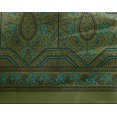thumbnail image 4 of oneOone Georgette Viscose Fabric Leaves & Floral Block Decor Fabric Printed BTY 42 Inch Wide, 4 of 4
