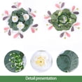 thumbnail image 4 of onlyliua Liquidación Ofertas Del Día Ofertas Prime Guirnalda de Velas para Mesa, Decoración para Bodas, Guirnalda de Velas con Hojas de Camelia, Decoración Navideña, 4 of 6