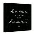 thumbnail image 2 of Creative Products Home Is Where The Heart Is 20 x 20 Canvas Wall Art, 2 of 5