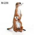 thumbnail image 1 of Simulation Standing Meerkat Wild Animal Action Figure Desktop Ornament Kids Toy, 1 of 10