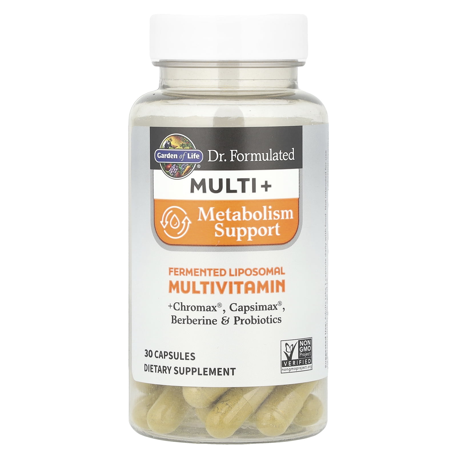 Garden of Life Dr. Formulated Multi+, Metabolism Support, 30 Capsules