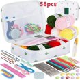 thumbnail image 1 of Crochet Hand Novice Beginners Multi-color Storage Kits DIY Knitting Tools Kits Portable, 1 of 7
