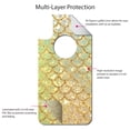 thumbnail image 4 of DistinctInk Custom SKIN / DECAL compatible with OtterBox Commuter for iPhone XR (6.1" Screen) - Gold Green Mermaid Scales, 4 of 5