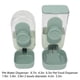 thumbnail image 2 of Dispensador de Agua para Comida Colgante, Dispensador Automático de Agua para Comida para Perros, Jaula para Gatos con Cuenco para Mascotas (Menta verde), 2 of 7