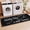 Black-B, variant on Non-Slip Laundry Room Rug, Black Laundry Mat, Washable Farmhouse Runner for Laundry Room, Kitchen, Bathroom & Entryway