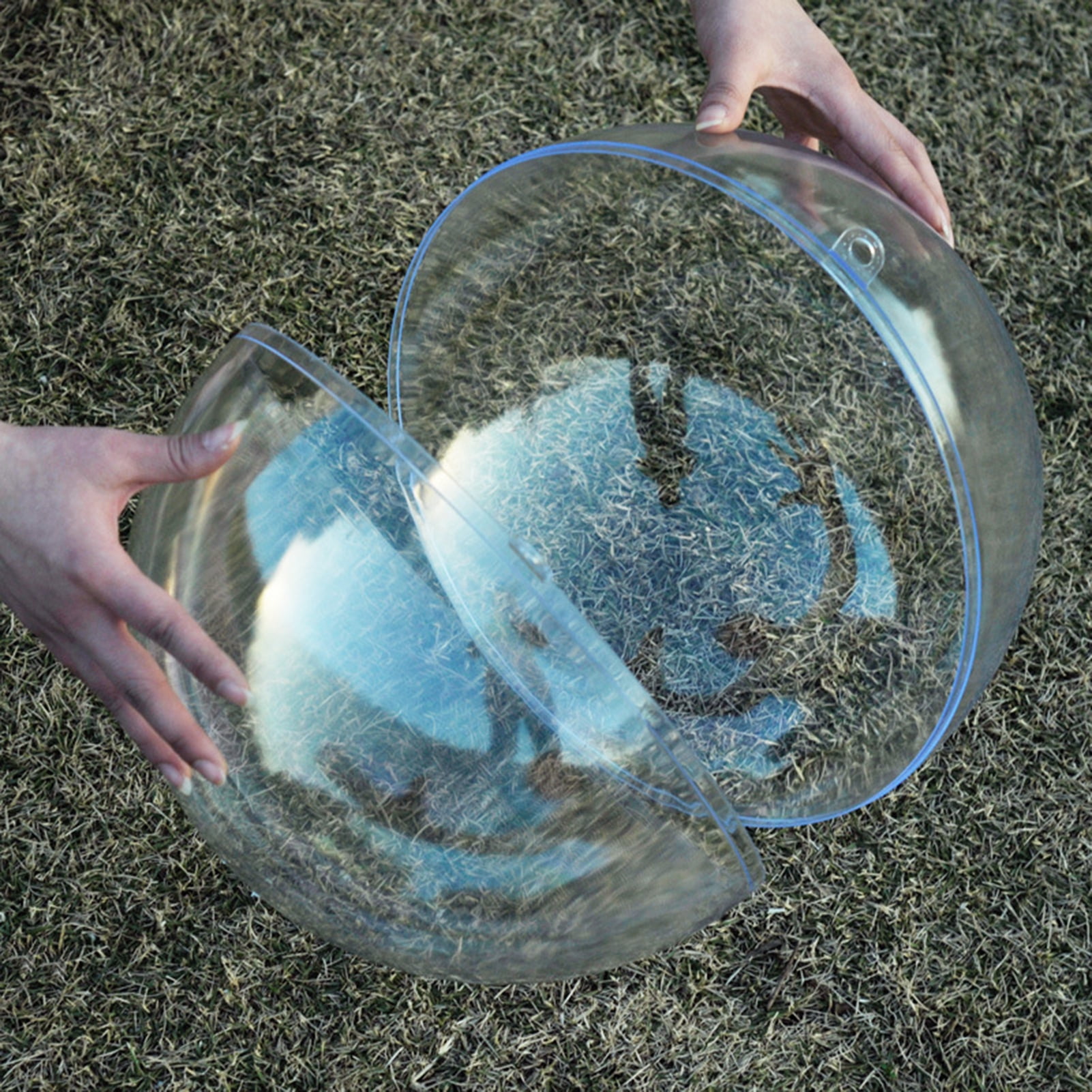 UDIYO Fillable Ball Transparent Shatterproof Plastic DIY Clear Ball Christmas Wedding Decorations for Home
