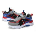 thumbnail image 5 of Eashi Little/Big Boys Sports Running Athletic Tennis Shoes Hook and Loop Non Slip Outdoor Casual Walking Sneakers, 5 of 7
