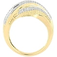 thumbnail image 2 of 3/4 Carat T.W. Baguette and Round Diamond 10kt Yellow Gold Fashion Band, 2 of 3