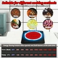 thumbnail image 3 of Weceleh Single Electric Cooktop 1800W, Portable Induction Cooktop, Hot Plate, 1 Burner Countertop Burner Cooker, 9 Power Levels, Timer, Auto-Shut-Off, Touch Panel, LED Display, Child Safety Lock, 3 of 6