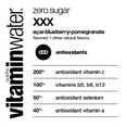 thumbnail image 6 of Vitamin Water ZERO Sugar - XXX Acai-Blueberry-Pomegranate | 20 Fl Oz Bottles, Nutrient Enhanced Flavored Water w/Vitamins, Antioxidants, Electrolytes | Pack of 12, 6 of 8