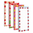 thumbnail image 1 of shyuyusa 4-Piece Fruit Theme Portable Tear-Off Notepad Daily Memo Notebook for Study Office Use, 1 of 5
