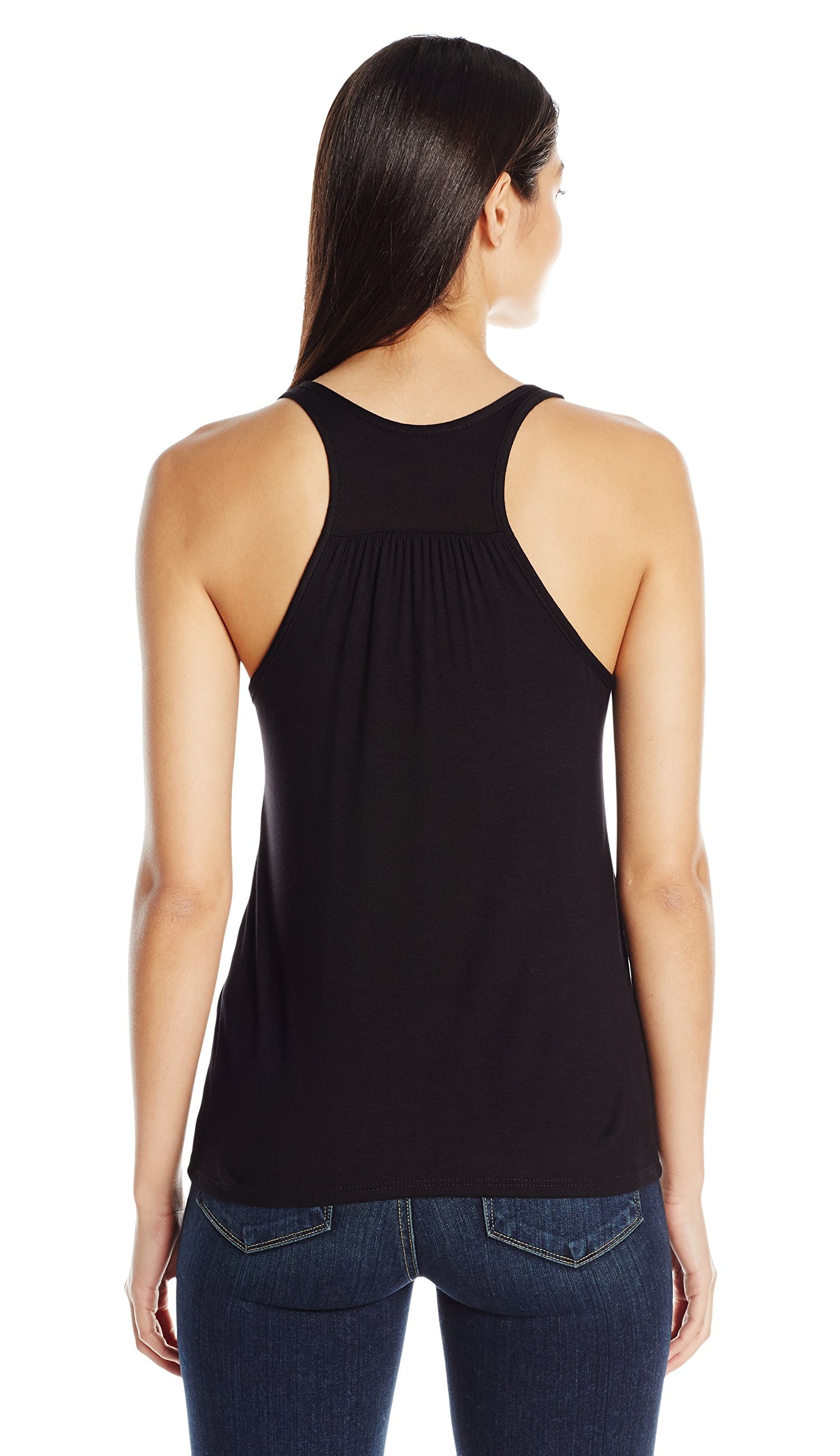 Women's Boat Anchor Printing Flowy Racerback Tank Top