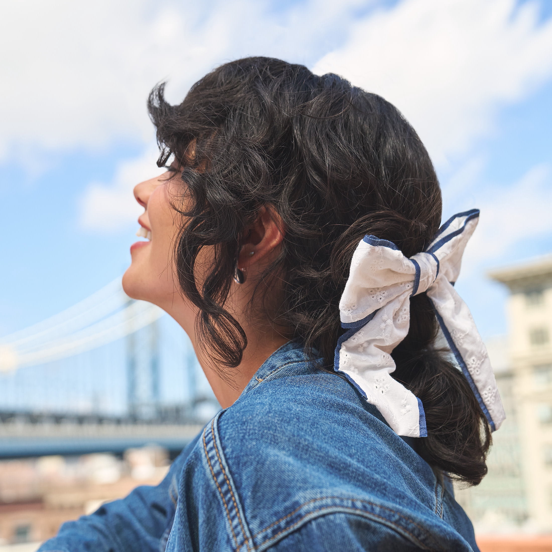Goody Lee Bow Barrette Pain-Free Hair Clip for Easy Styling, All Hair Types, 1 Count