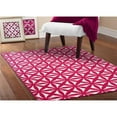 thumbnail image 6 of Mainstays Bright Eyed Suzy Polypropylene Pink/White Indoor Area Rug, 45" x 66", 6 of 6