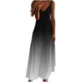 thumbnail image 2 of FcBaudy Camisole Sans Manches Col en V, Robes d'Été pour Femmes, Robes Sans Manches Mode Imprimée Bretelles Robes Femmes, 2 of 3