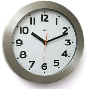 Aluminum Wall Clock with Large Bold Numbers