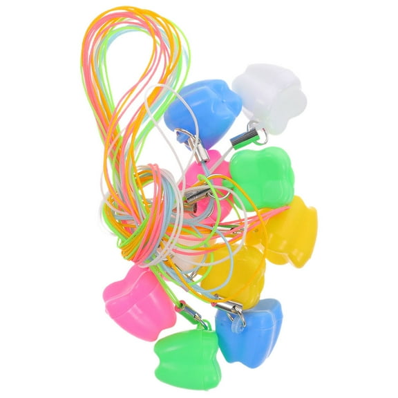 Supvox Keepsake Box Assorted Color Portable Design for Tooth and Hair Storage 10Pcs