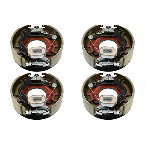 MParts 2 Pairs of SelfAdjusting 121/4" X 33/8" (12.25" X 3.375") Electric Trailer Drum Brake