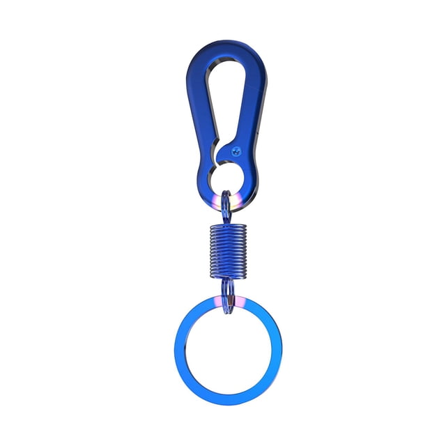 Llavero de motocicleta Colco Metal titanio Estilo retro clásico Azul oscuro