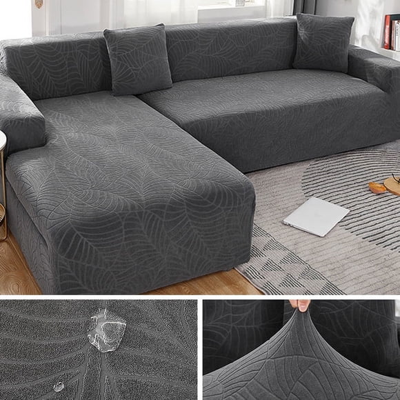 Housse de Sofa Jacquard Épaissie pour Salon, Housse de Sofa Élastique et Imperméable 1/2/3/4, Housse de Sofa d'Angle en L