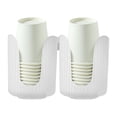 thumbnail image 1 of Toilet Cup Dispenser, Silicone Mouthwash Cup Holder, 2-Piece Set 3-5 Ounce Disposable Cup Dispenser, for Vanity, 1 of 4
