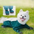 thumbnail image 6 of pangttian Waterproof Dog  with Suspender and Adjustable -Proof Pants, Full Leg Protection Anti- Dog Shoes Paw Protector for Outdoor Use Winter, Rain Snow Mud Guard for Small Medium Large Dogs, 6 of 8
