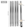 thumbnail image 4 of Flagpole Stainless Steel Flagpole Suitable For House Courtyard Garden Anti rust Flag Holder (sil, 4 of 5