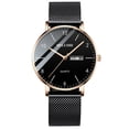 thumbnail image 6 of belushi Popular Genuine Leather Steel Belt Fashion Famous Watch New Men's Waterproof Quartz Watch, 6 of 7