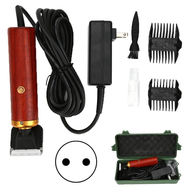 Waterproof Rosewood Handle Pets Shaver Machine, Pet Hair Trimmer, Cats Trimming Dog's Hair For Dogs Trimming Cat's Hair EU Plug