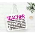 thumbnail image 6 of Teacher Definition Canvas Tote Book Bag-Teacher Appreciation Gift-Teacher Gift -COCOVICI, 6 of 6