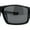 Black Grey, variant on Locs Oversize Wrap Around Mens Biker Sunglasses Black Green