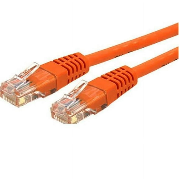35 ft. Cat6 Molded RJ45 UTP Gigabit Patch Cable, Orange