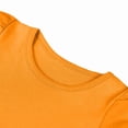 thumbnail image 6 of CMSHTD Shirts for Girls Short Sleeve Summer, Toddler Girls Children T-Shirts Crew neck Tees Tops, Orange 4-5 Years, 6 of 7