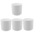 thumbnail image 4 of 4 PCS Large White Trash Bin Bins Kitchen Can Simple Design Waste, 4 of 8