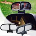 thumbnail image 4 of Black Right-Wide Angle Mirror Universal Adjustable Car Rear View Blind Spot Auxiliary Side Mirror, 4 of 7