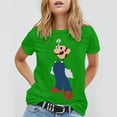 thumbnail image 4 of Luigi's Mansion Character Unisex Short-sleeve Shirt For Men Women Novelty 3D Print T-Shirt Soft Comfortable Tee Shirts, 4 of 7